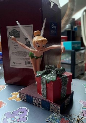 Figurine Disney traditions de Jim Shore fée clochette à noel