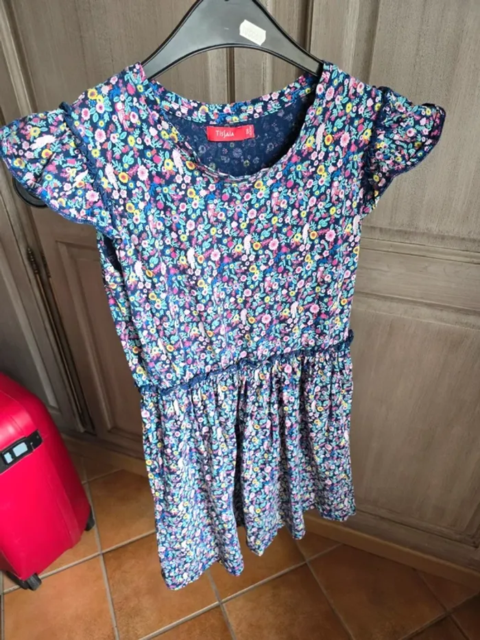 Robe fleurie liberty colorée tissaia 12 ans - photo numéro 4