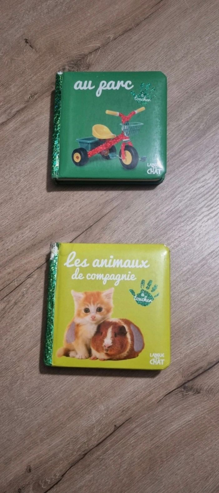 Lot livres imagiers à toucher
