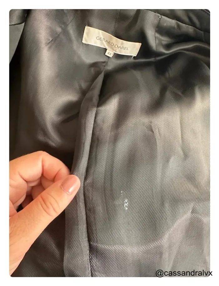 Blazer gris en laine - Gerard Darel - photo numéro 4