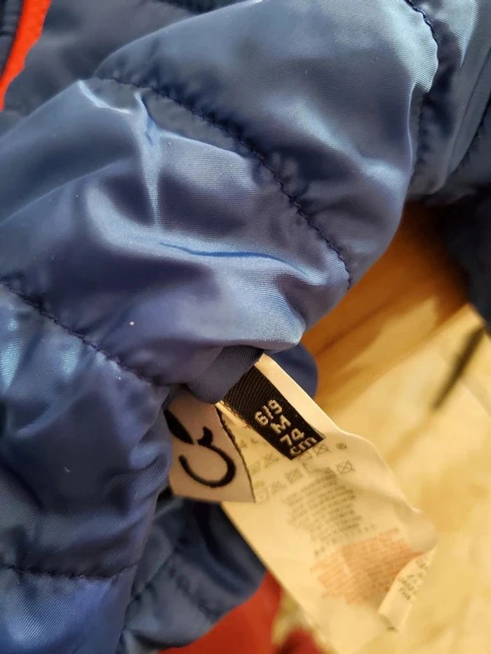 Doudoune 3 Pommes avec capuche réversible 74 cm - photo numéro 8