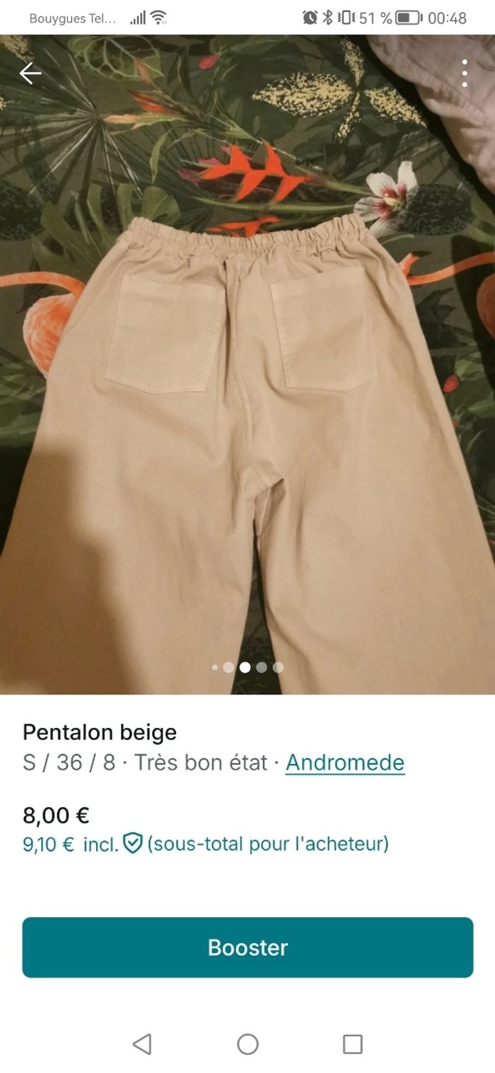 Pentalon beige - photo numéro 3