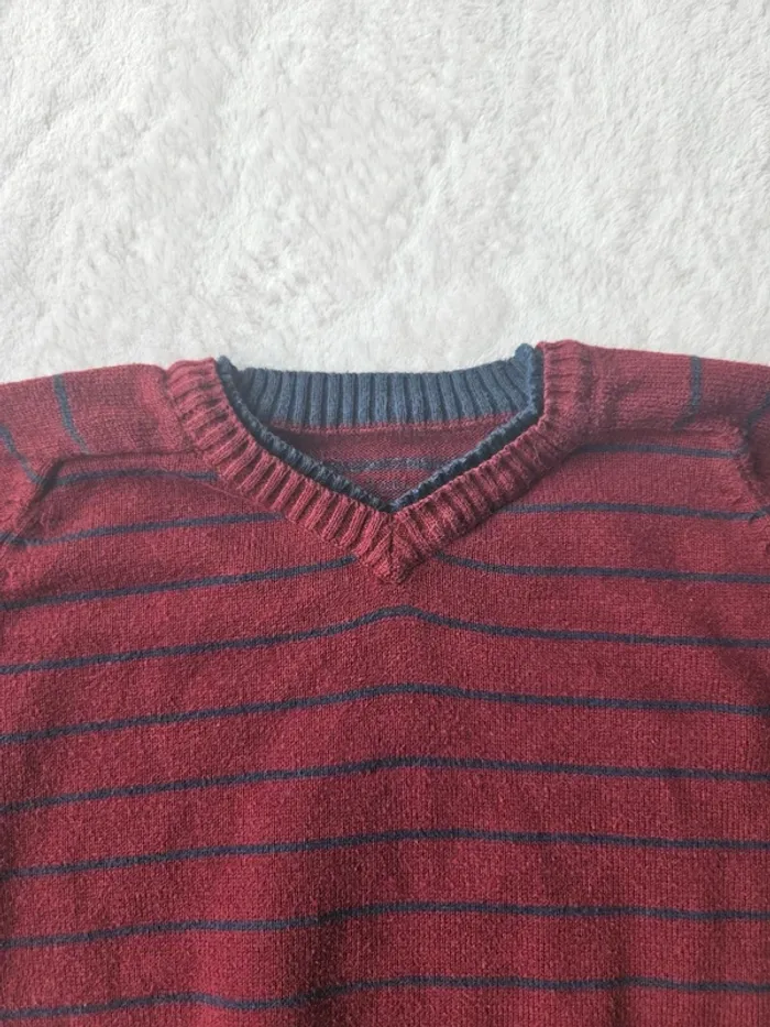 Pull fin col V 3 ans in extenso - photo numéro 2