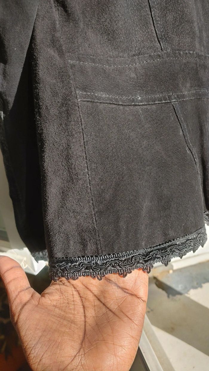 Veste en cuir daim velours - photo numéro 14