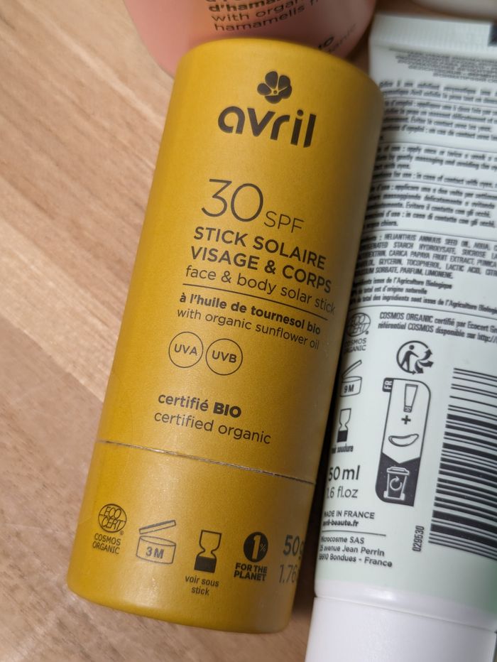 Lot cosmétiques Avril certifiés Bio - photo numéro 4