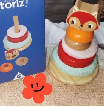 Little Storiz Petit renard Culbuto Tour empilable 