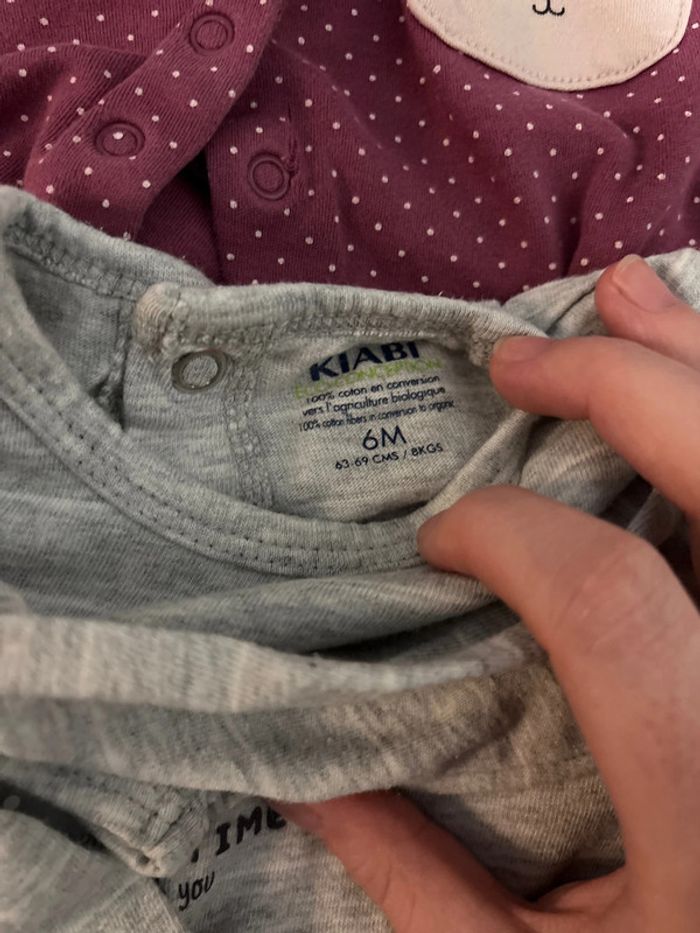 Lot de 5 pyjamas légers 6 mois - photo numéro 5