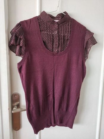 Blouse manches fluides, blouse manches courtes, haut manches courtes