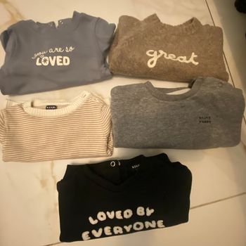 Lot de pull bébé garçon