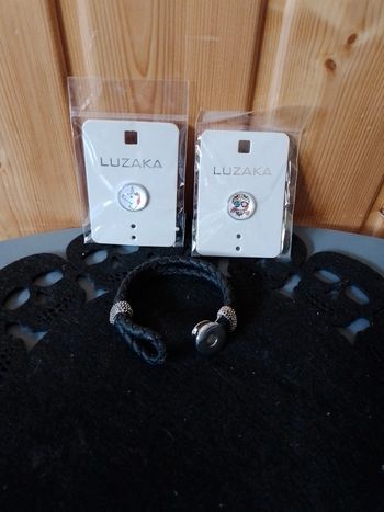 Bracelet avec snaps à clipser Luzaka
