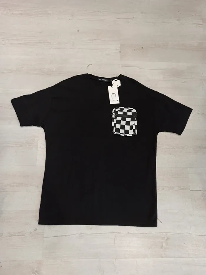 Tee shirt noir et blanc homme xl - photo numéro 2