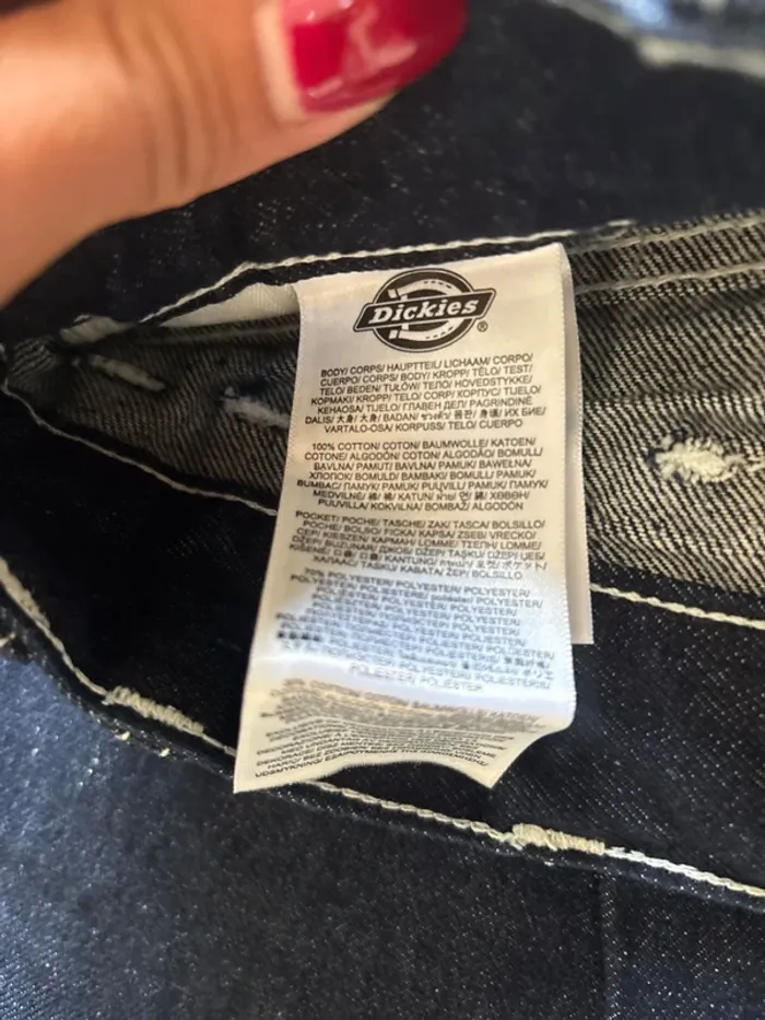 Jeans Dikies Loose wave denim rinsed w28/L32 - photo numéro 5
