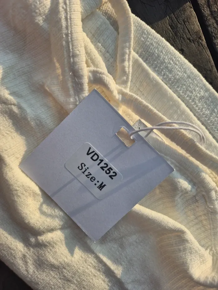Débardeur Blanc Cassé Femme Taille M/38 - photo numéro 3