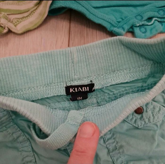 Lot de 2 barboteuses et 1 short garçon taille 6 mois Mickey Disney - photo numéro 4