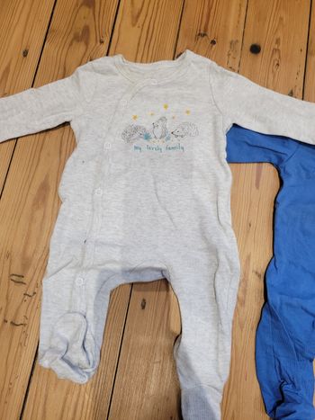 Deux pyjama coton bébé