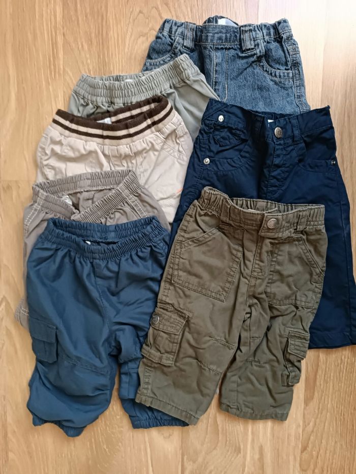 Lot de 7 pantalons 6 mois
