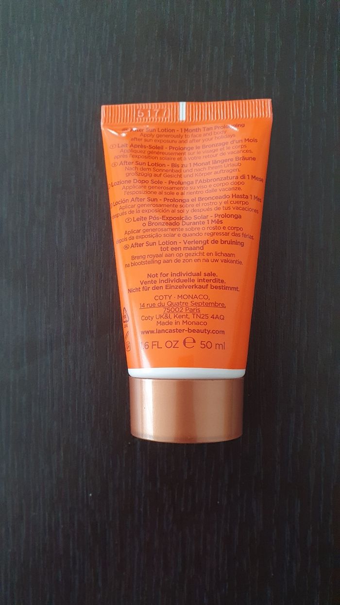 Lait après solaire Lancaster - photo numéro 2