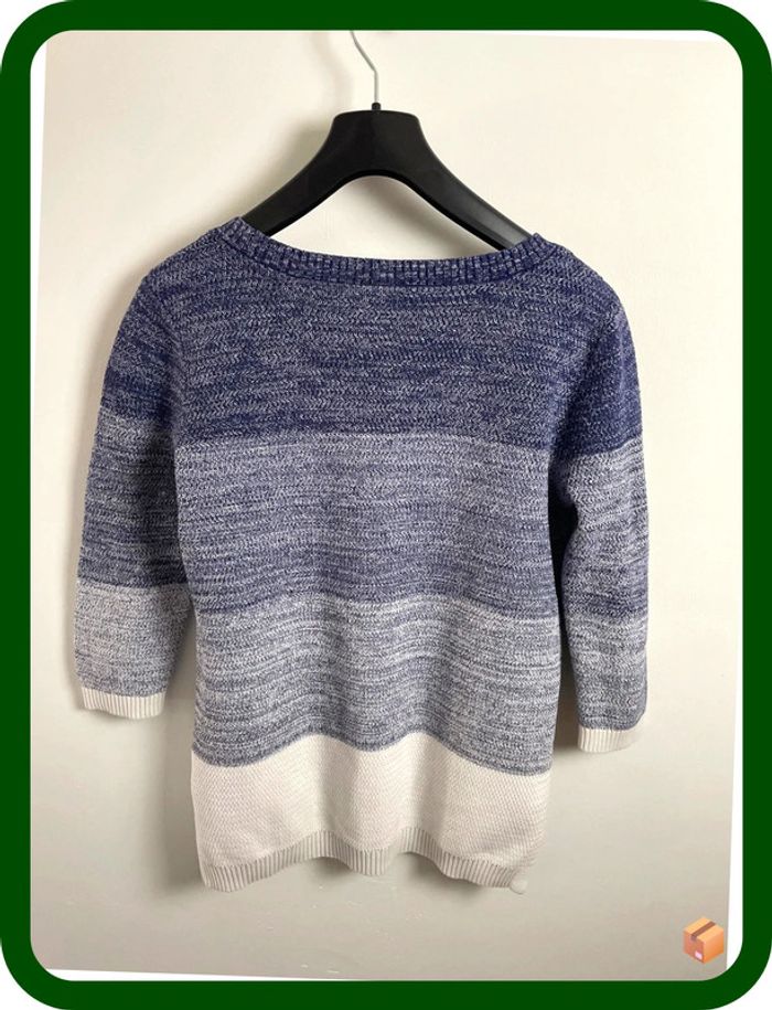 👚 Pull femme Tommy Hilfiger – Taille M – Coton – Manches 3/4 - photo numéro 3