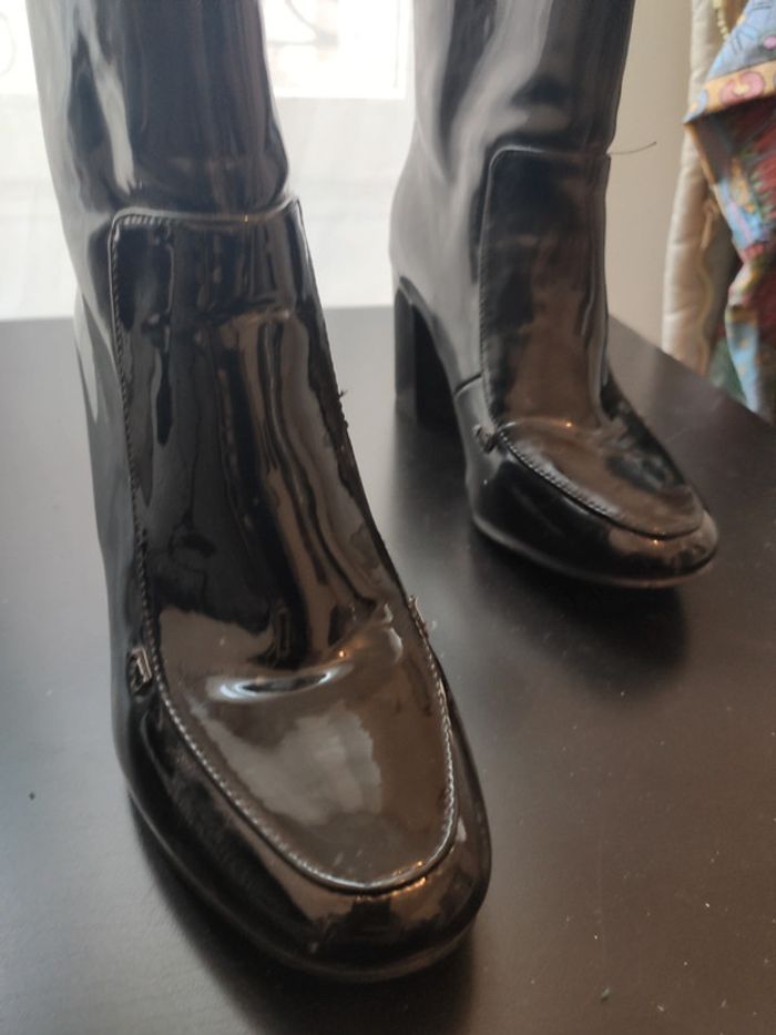 Bottines hautes vernis - photo numéro 4