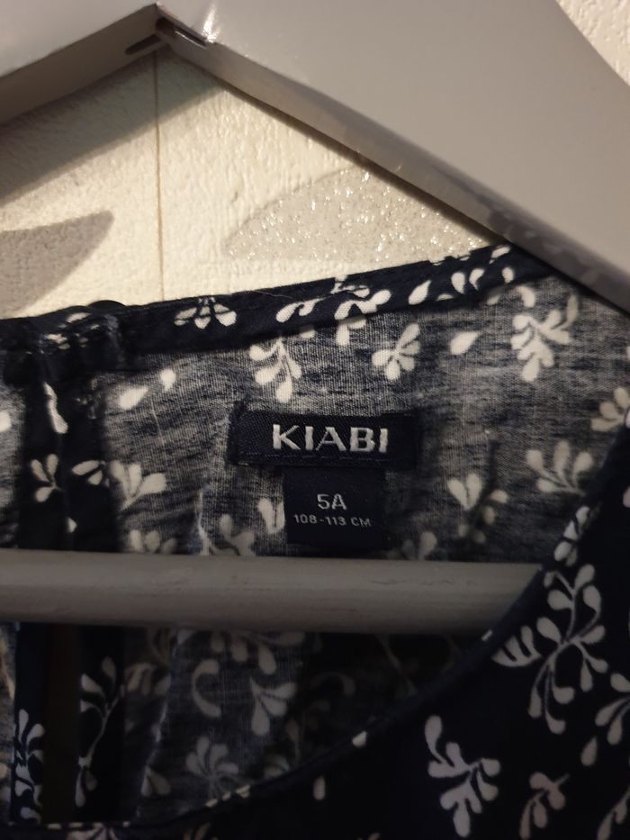 Jolie robe bleu marine et blanc - photo numéro 2