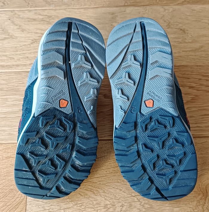 Chaussures De Marche Grises Quechua Enfant Mixte - photo numéro 2