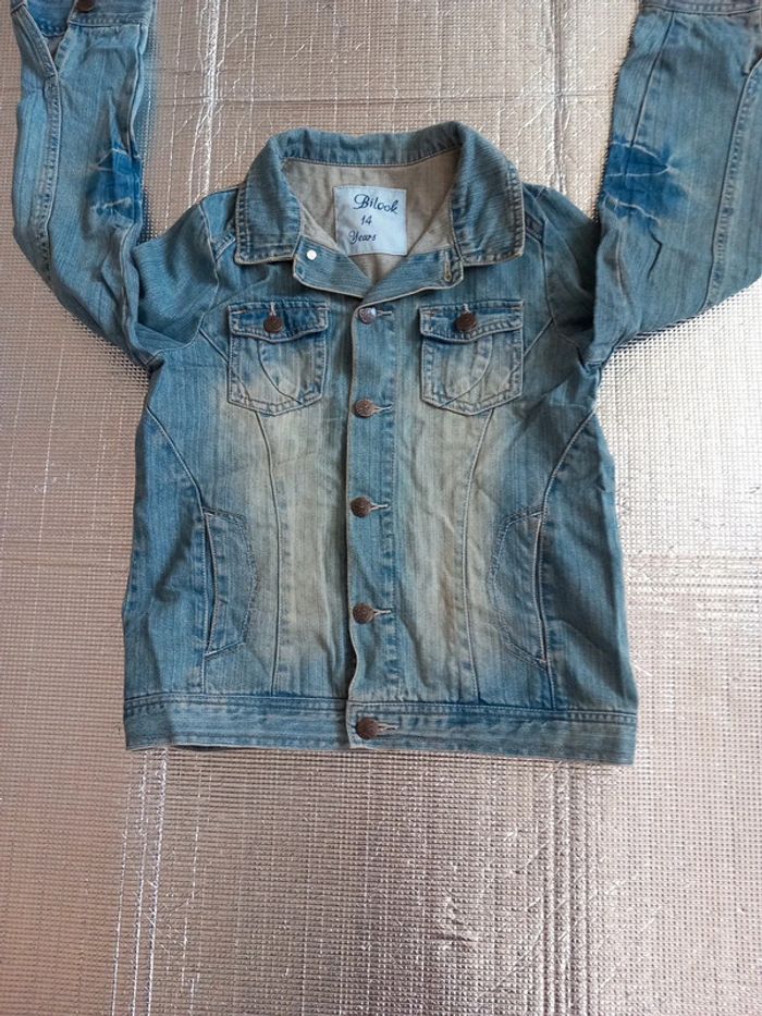 😴Veste en jeans Bilook 14ans T34