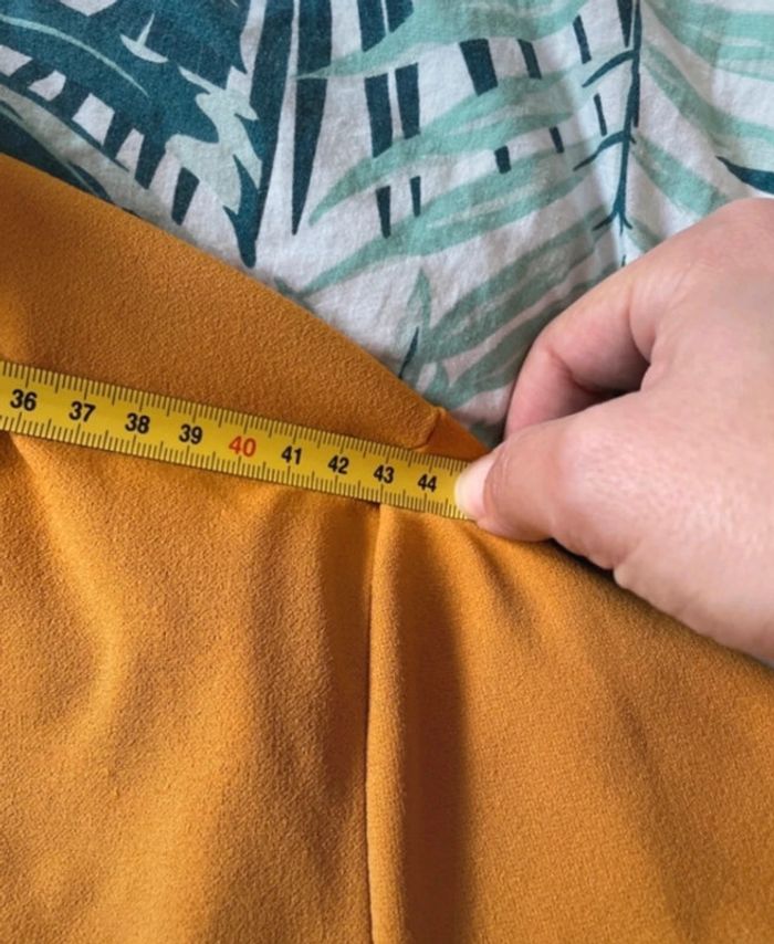 Veste chemise taille 38 couleur moutarde - photo numéro 6