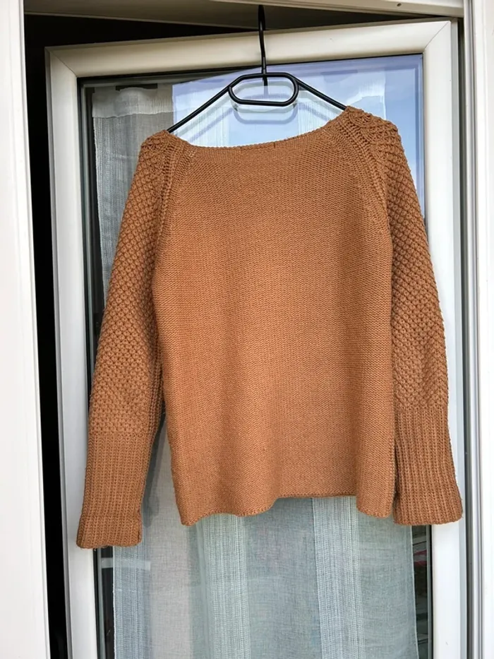 Pull marron - photo numéro 3
