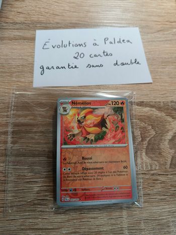 Lot de 20 cartes Pokémon commune/peu communes