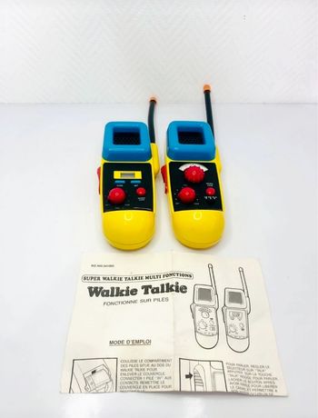 Talkies walkies Liwago 1990 vintage 