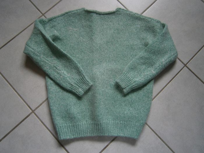 Pull ML vert MAISON ANJE Taille S - photo numéro 7