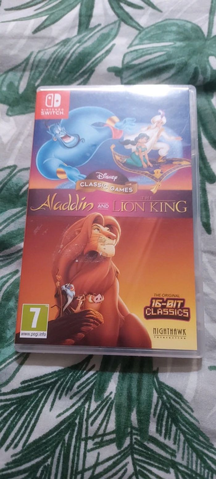 Jeu switch Le roi lion /aladdin