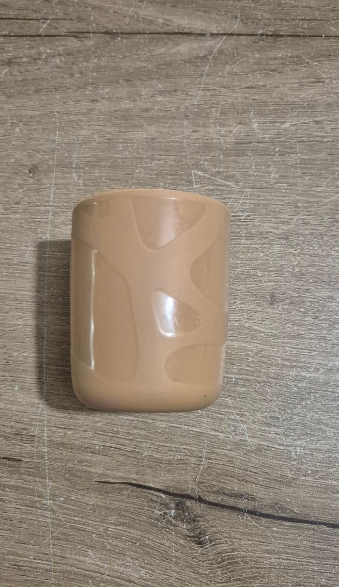 Bol et gobelet girafe en silicone - photo numéro 4