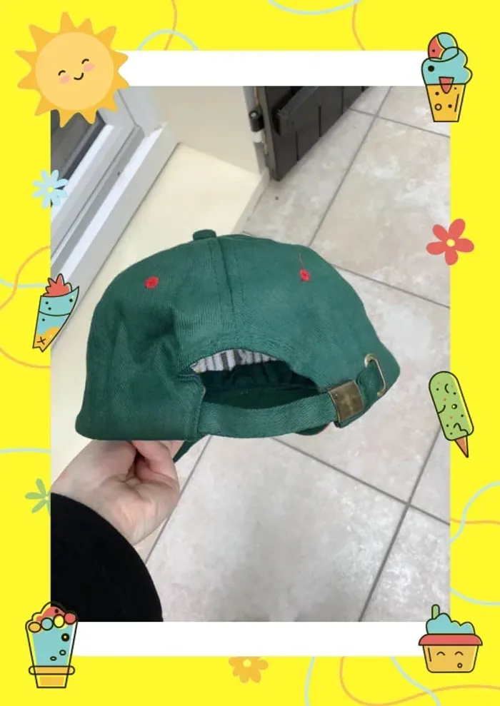 Casquette verte foncé rouge Portugal - photo numéro 8