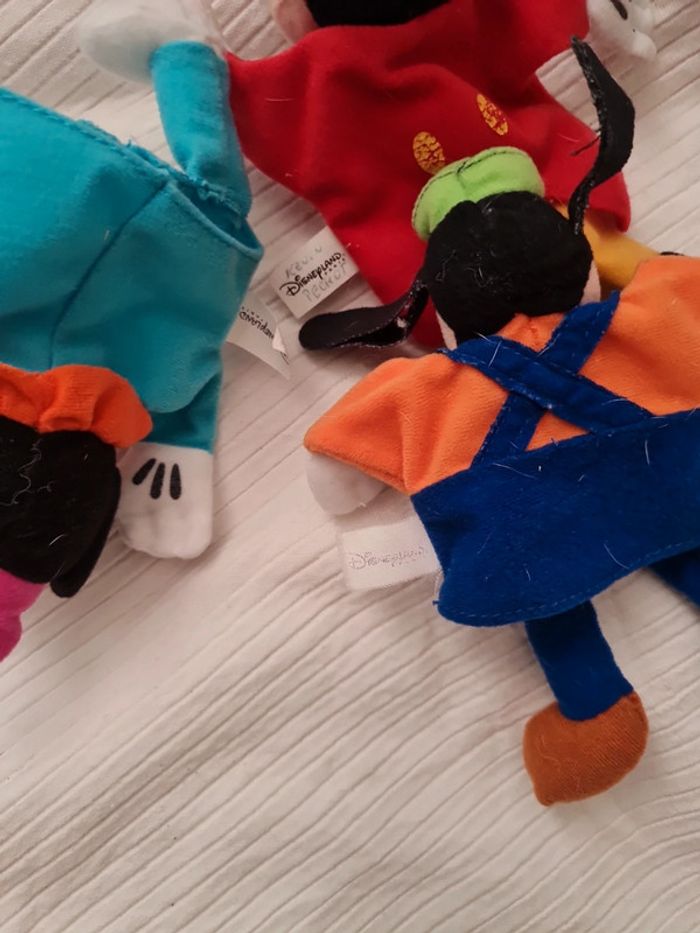3 marionnettes mickey minnie et dingo disney - photo numéro 6