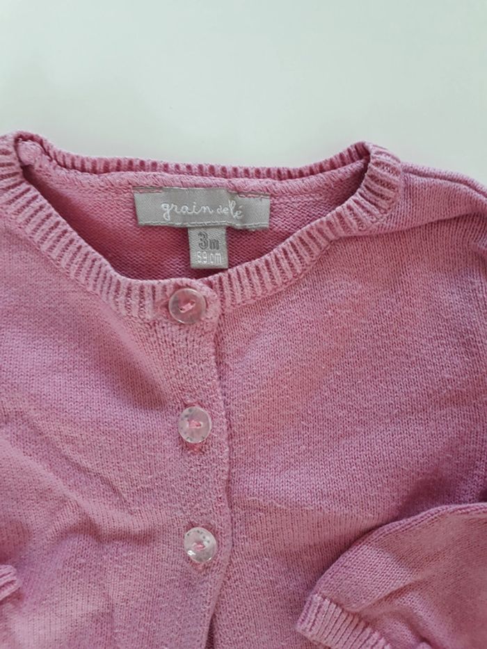 Gilets grain de blé Z 3 mois - photo numéro 5