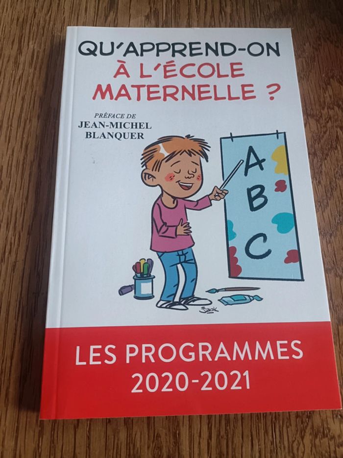 Qu'apprend on à l'école maternelle