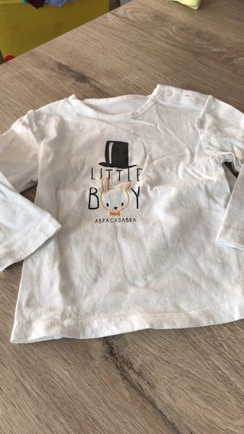 Tee shirt longue manche 12 mois