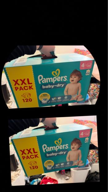 Lot de 2 cartons de couches taille 4 