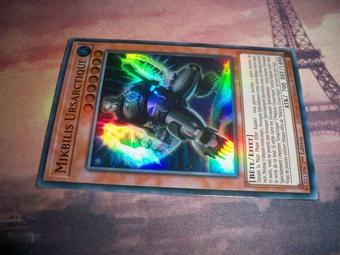 Yu Gi Oh ! Mikbilis Ursarctique ANGU-FR029 super rare foil NM - photo numéro 4