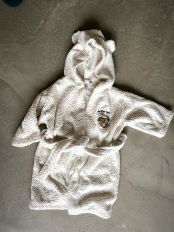 Peignoir 2 ans ourson