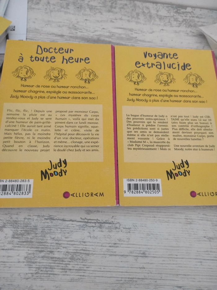 Judy moddy. Lot de deux livres - photo numéro 2