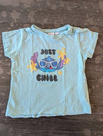 T-shirt manches courtes stitch mixte