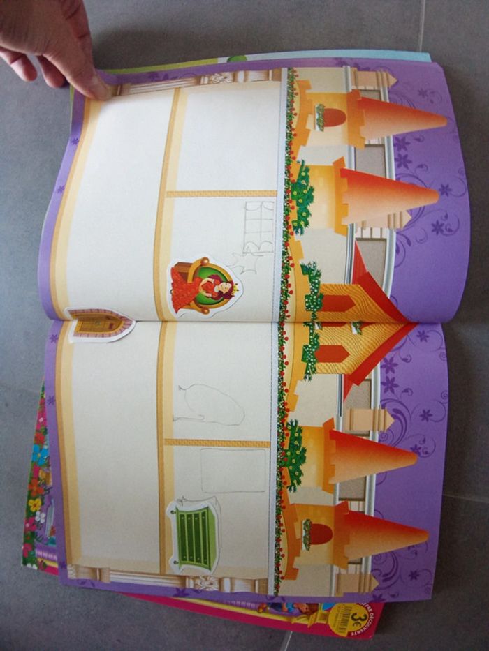 Lot de 2 livres maison et château à décorer - photo numéro 13