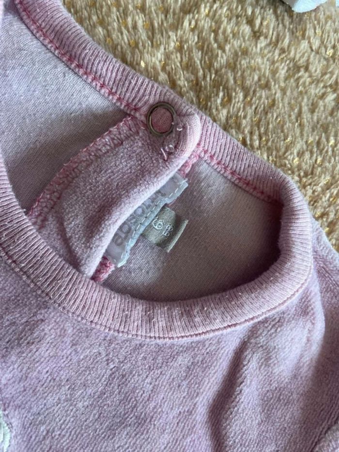 Pyjama, velours 6 mois - photo numéro 3