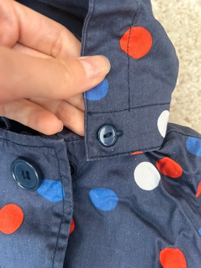 Manteau type imperméable à capuche fille - 12 mois - Tissaia - photo numéro 5