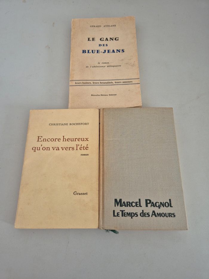 3 livres anciens pour 2 euros seulement