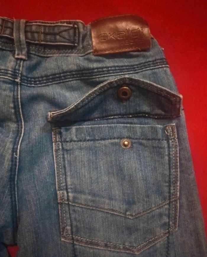 Jean coupe droite okaidi taille 7 ans - photo numéro 4