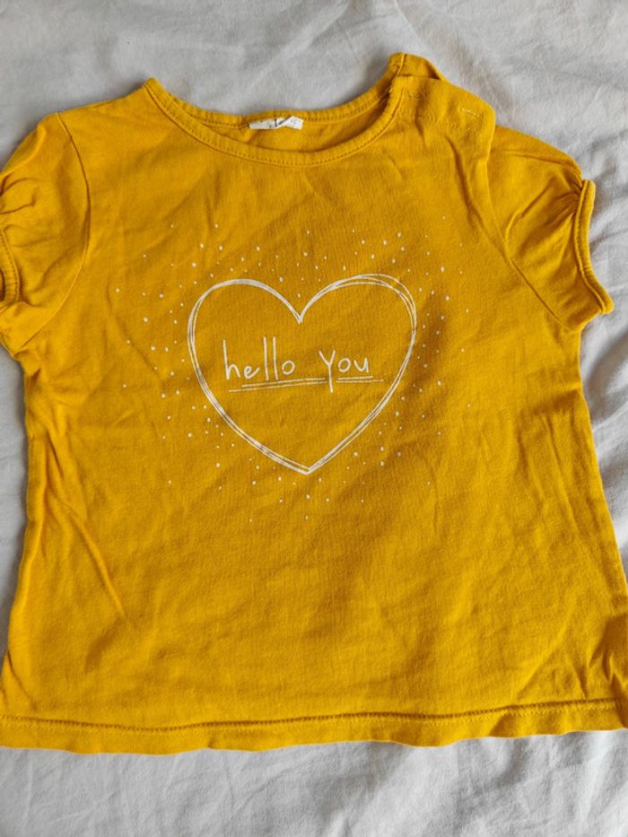 Lot 10 tee shirt manches courtes 18 mois - photo numéro 11