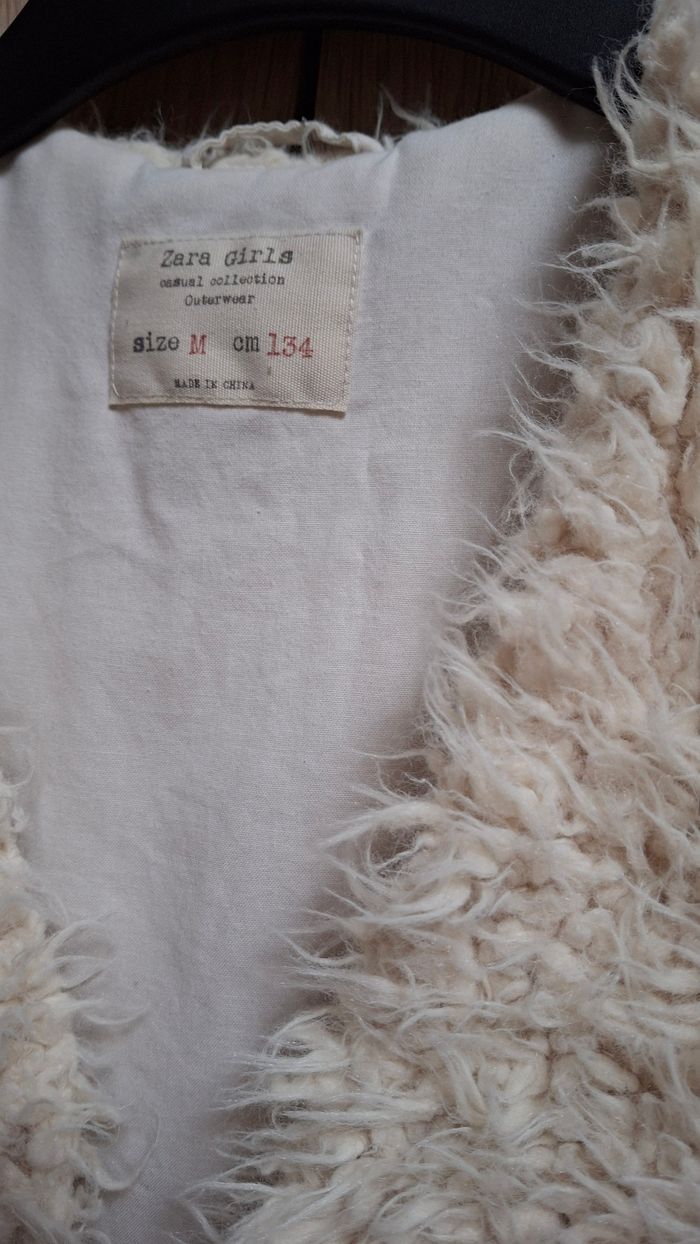 Gilet fourrure sans manche zara - photo numéro 3